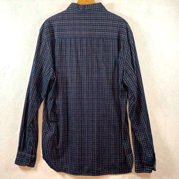 Boston Trader Mens Plaid Corduroy Button Shirt Sz XL Heritage Long Sleeve Preppy - Picture 5 of 9